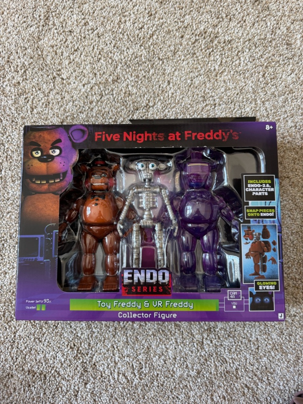 Five Nights At Freddy’s Endo Series Toy Freddy VR Freddy Collector Figure NIB